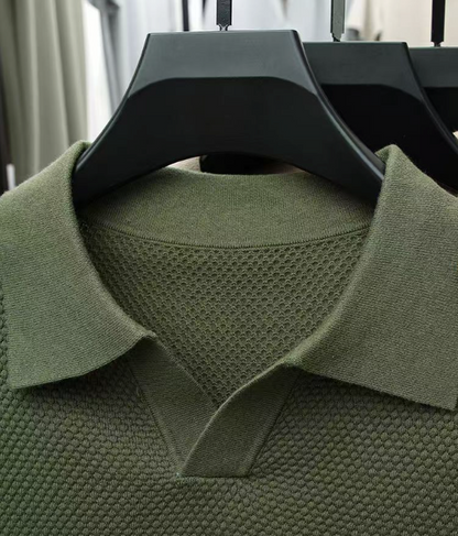 Camisa Polo Slim Tricot Algodão Premium Toque Suave Clássico Elegante Sartong Mulhouse®