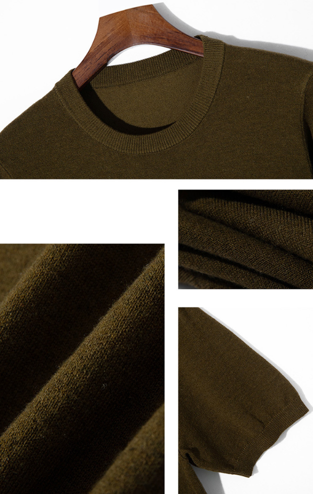 Camiseta Tricot Premium Luxo Algodão Elastano Sartong Myrdal®