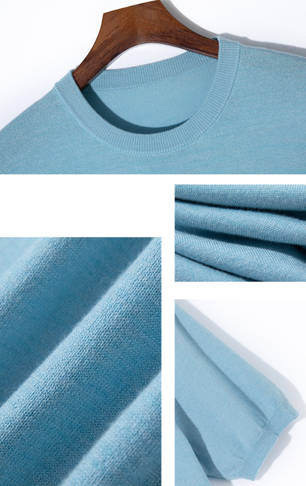 Camiseta Tricot Premium Luxo Algodão Elastano Sartong Myrdal®