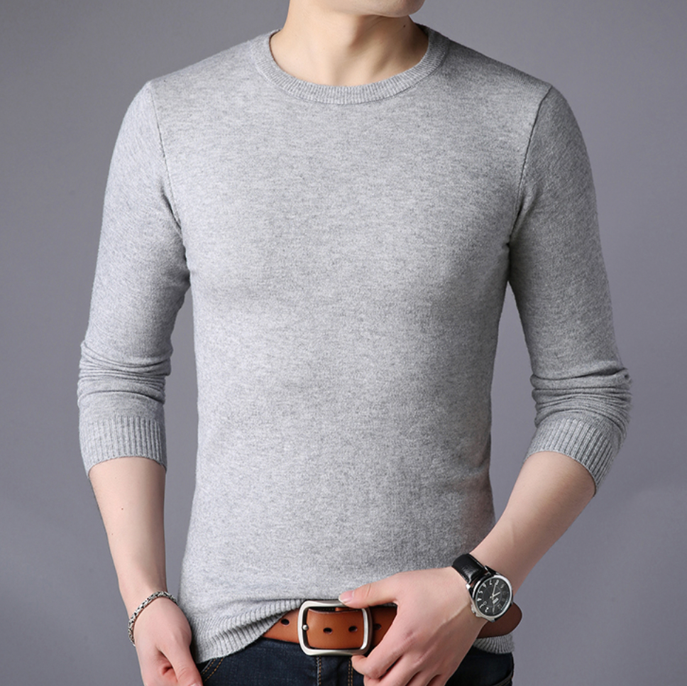 Suéter De Algodão Masculino Justo Sartong Les Gets®