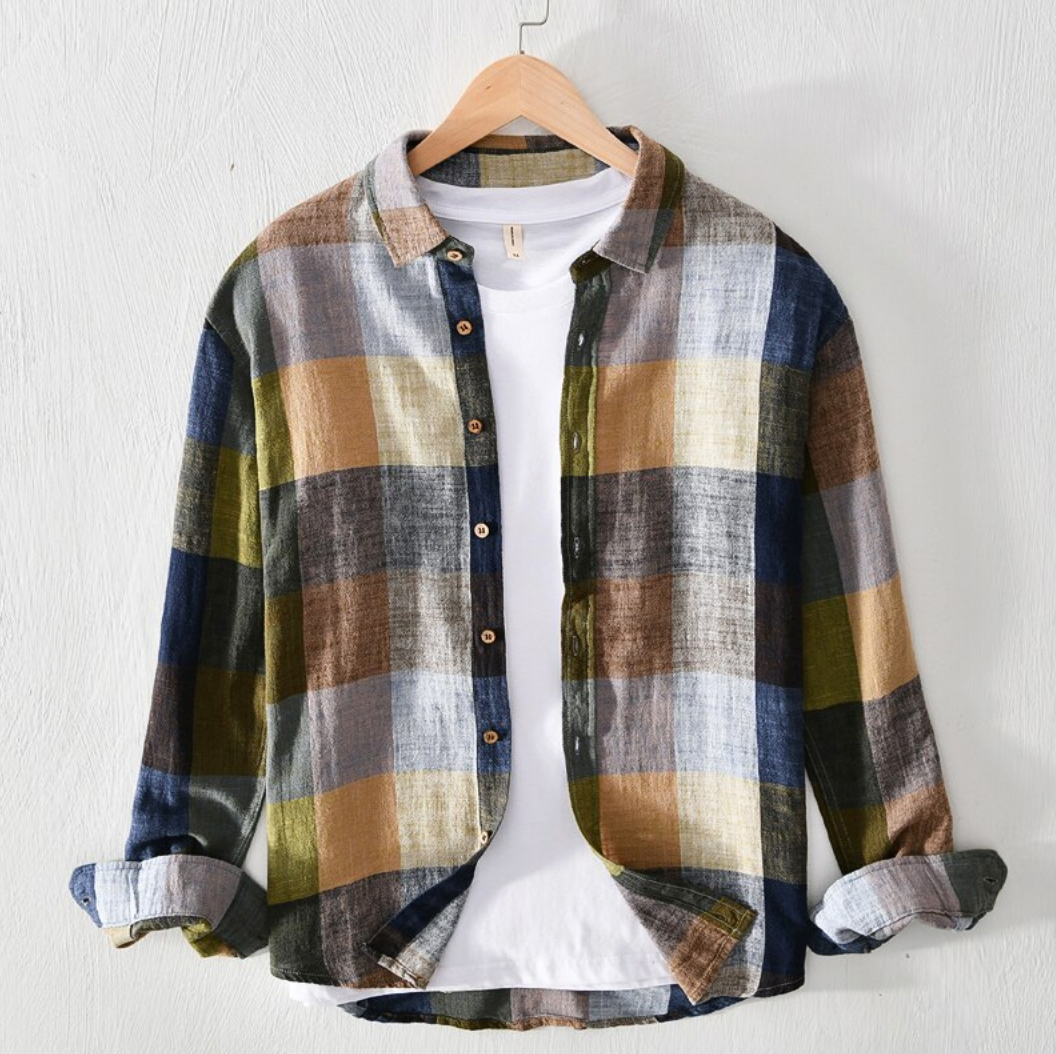 Camisa Social Linho Slim Sartong Zermatt®