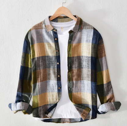 Camisa Social Linho Slim Sartong Zermatt®