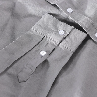 Camisa Social Slim Linho Puro Clássica Alfaiataria Refinada Acabamento Premium Sartong Marselha®