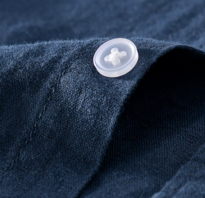 Camisa Social Slim Linho Puro Clássica Alfaiataria Refinada Acabamento Premium Sartong Marselha®