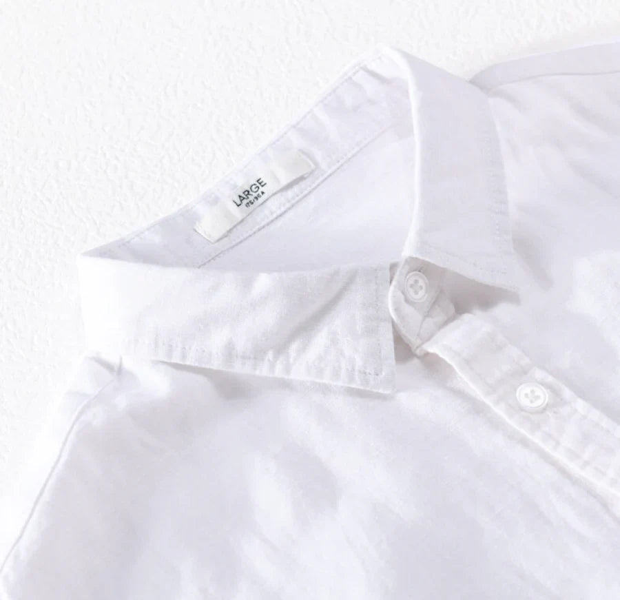 Kit Camisa Conrado Linho Puro Clássico + Calça Linho Fino Elegante Sartong Balchik®