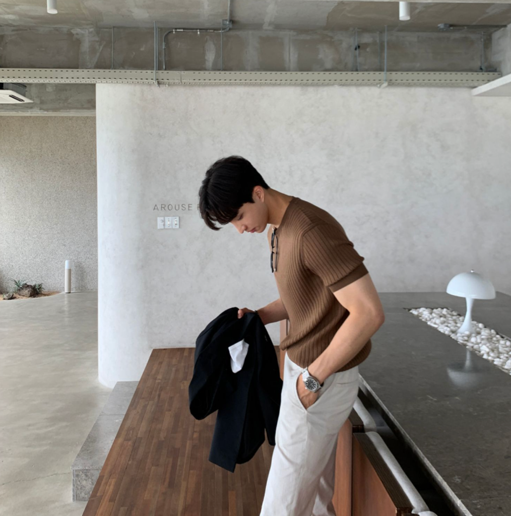 Camiseta Tricot Premium Atemporal Luxuoso Clássica Masculina Sartong Lillehammer®