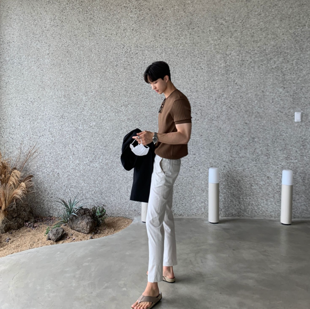 Camiseta Tricot Premium Atemporal Luxuoso Clássica Masculina Sartong Lillehammer®