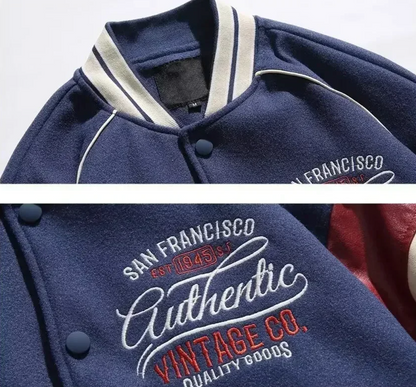 Jaqueta Casual Poliéster Premium Luxuoso Couro Ecológico Forrado Aveludado Sartong Capri®