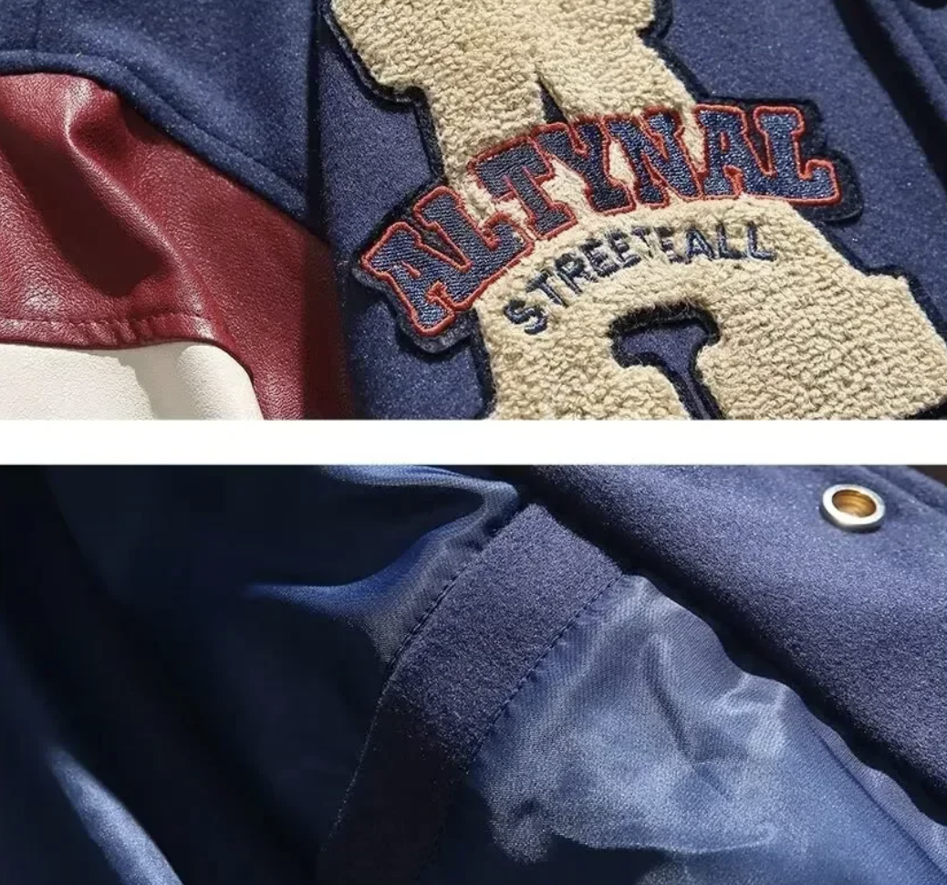 Jaqueta Casual Poliéster Premium Luxuoso Couro Ecológico Forrado Aveludado Sartong Capri®