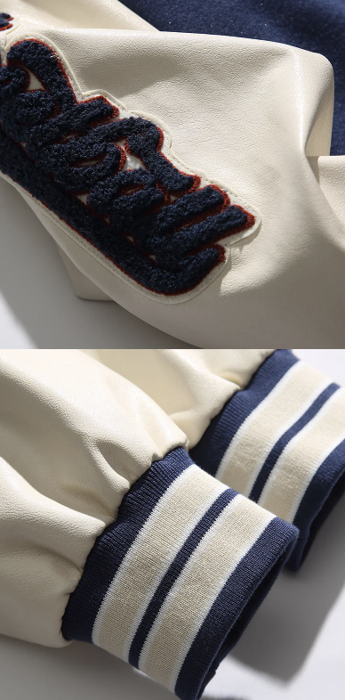 Jaqueta Casual Poliéster Premium Luxuoso Couro Ecológico Forrado Aveludado Sartong Capri®