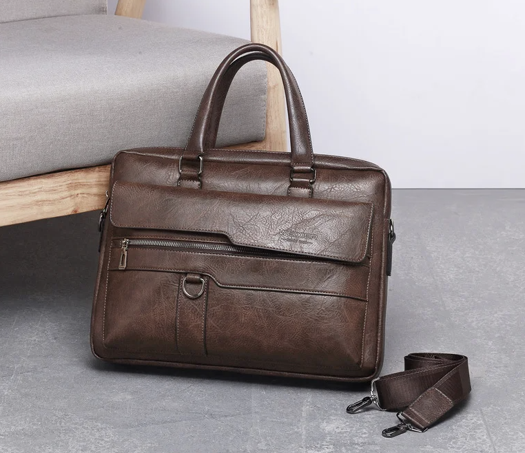 Pasta Em Couro Rachado Premium Executiva Luxo Sartong Kruje®