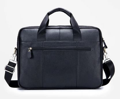 Pasta Luxuosa Em Couro Rachado Portfólio Executivo Masculino Clássico Atemporal Sartong Shkoder®