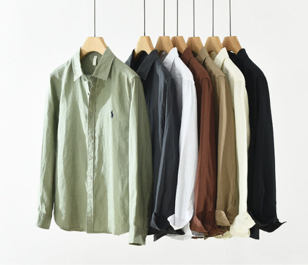 Camisa Social Linho Vintage Slim Premium Alfaiataria Refinada Verão Sartong Tropea®