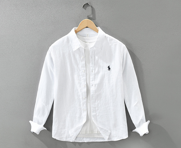 Camisa Social Linho Vintage Slim Premium Alfaiataria Refinada Verão Sartong Tropea®