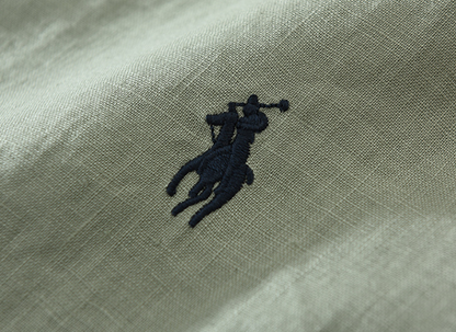 Camisa Social Linho Vintage Slim Premium Alfaiataria Refinada Verão Sartong Tropea®