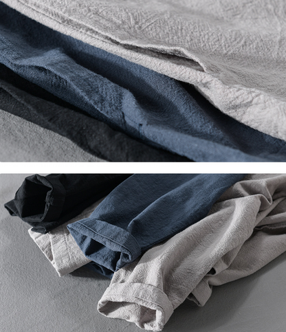 Cardigan Masculino Distinto Elegante Atemporal Linho Algodão Premium Clássico Luxuoso Sartong Bergen®