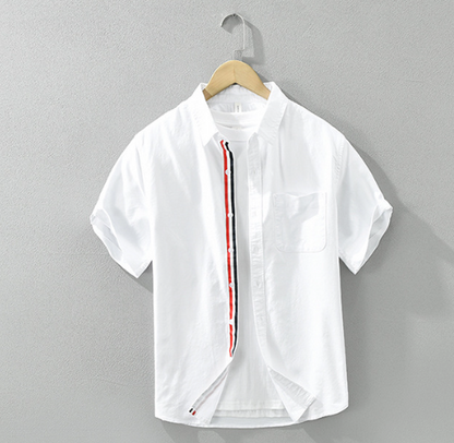 Camisa Casual Elegante Atemporal Algodão Puro Premium Sartong Stavanger®