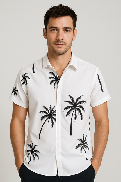 Camisa Social Elegante de Alta Classe Masculina Premium Sartong Santorini Gallipoli®