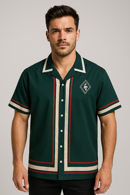 Camisa Casual Sofisticada Luxuosa Poliéster Premium Refinado Sartong Sevilha®