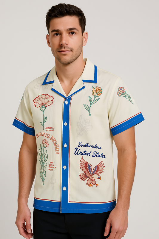 Camisa Casual Masculina Sartong Canterbury®