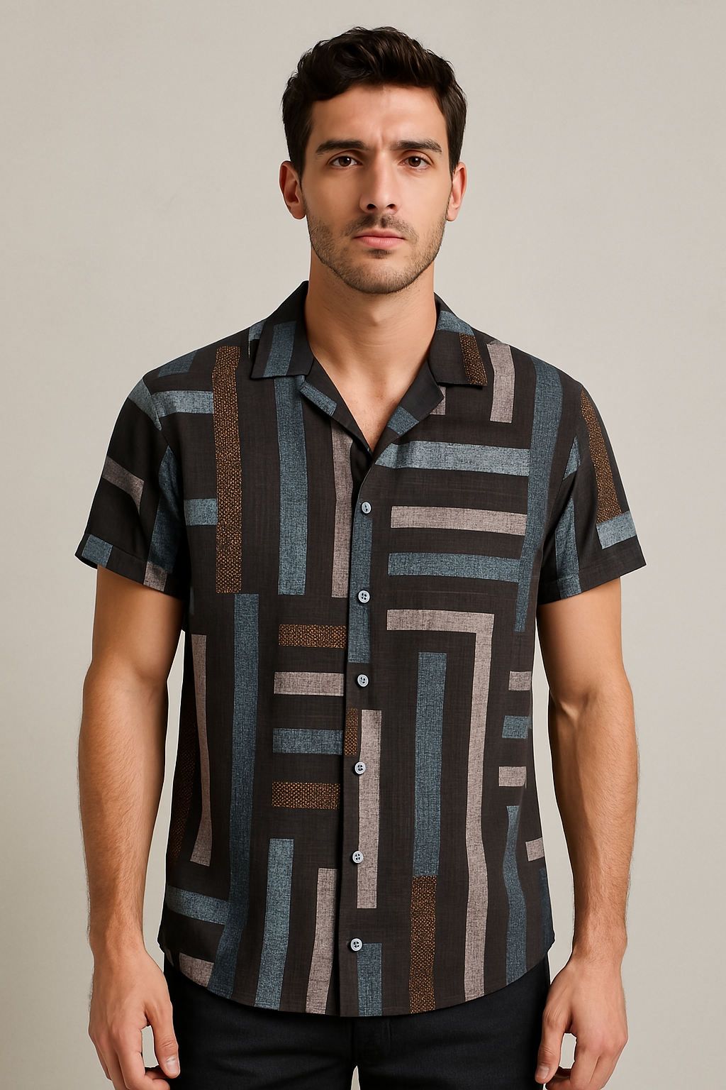 Camisa Social Algodão Sedosa Luxuosa Solto Elegante Sartong Alesund®