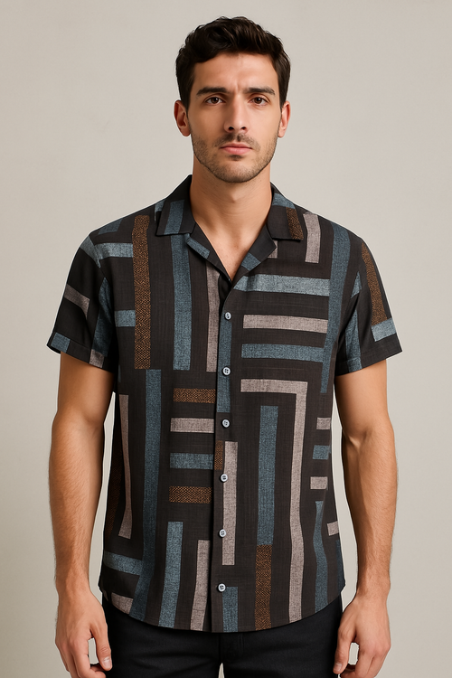 Camisa Social Algodão Sedosa Luxuosa Solto Elegante Sartong Alesund®