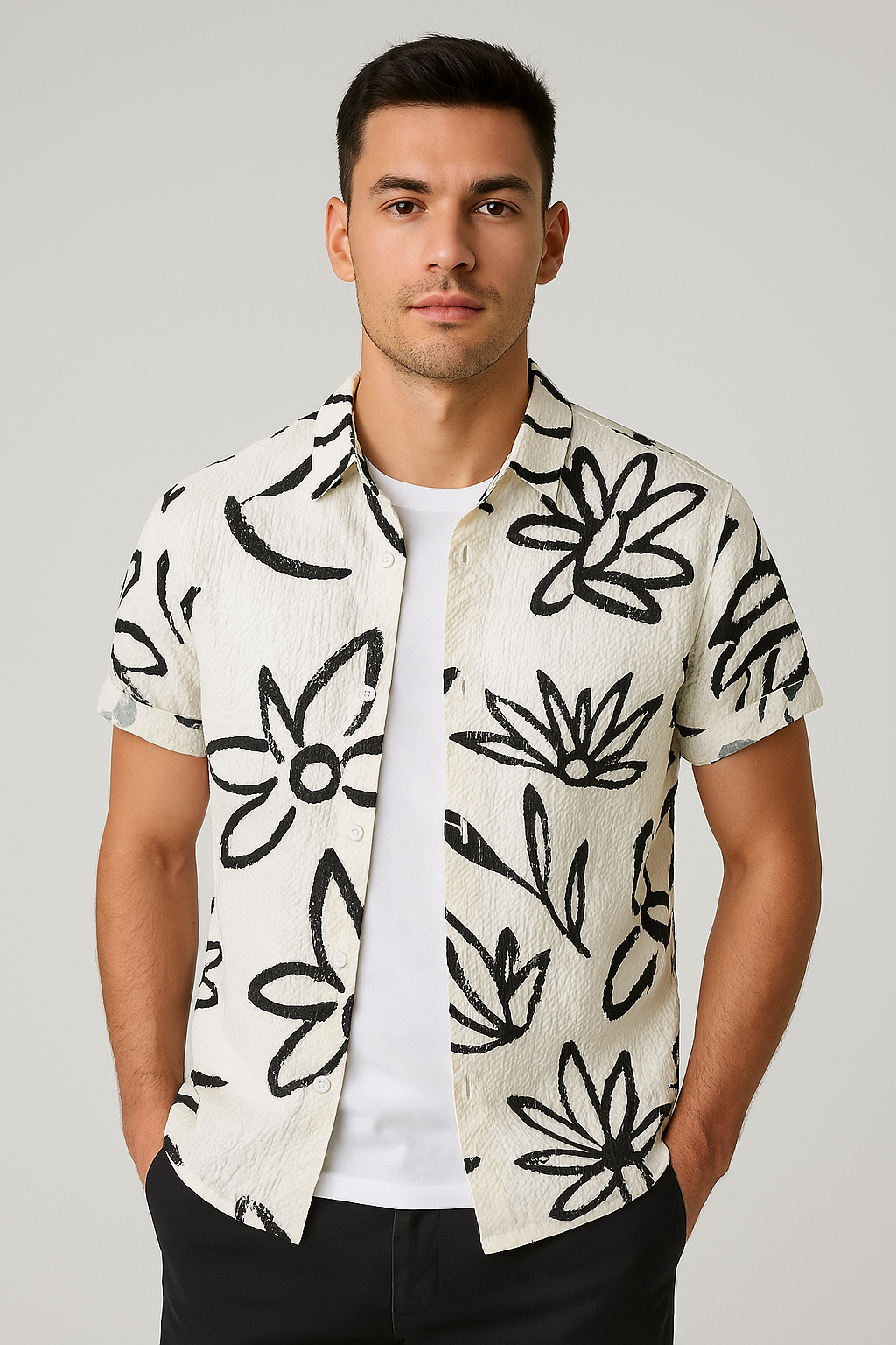 Camisa Social Algodão Sartong Hallstatt®