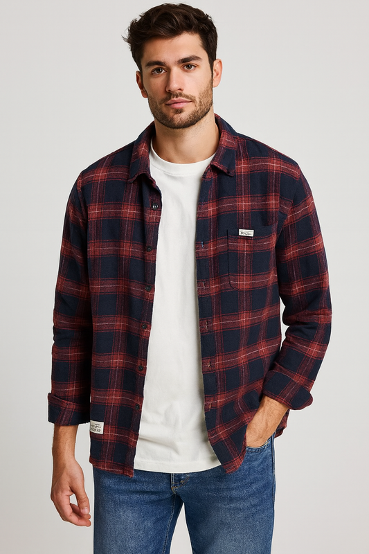 Camisa Flanelada Casual Sartong San Altea®