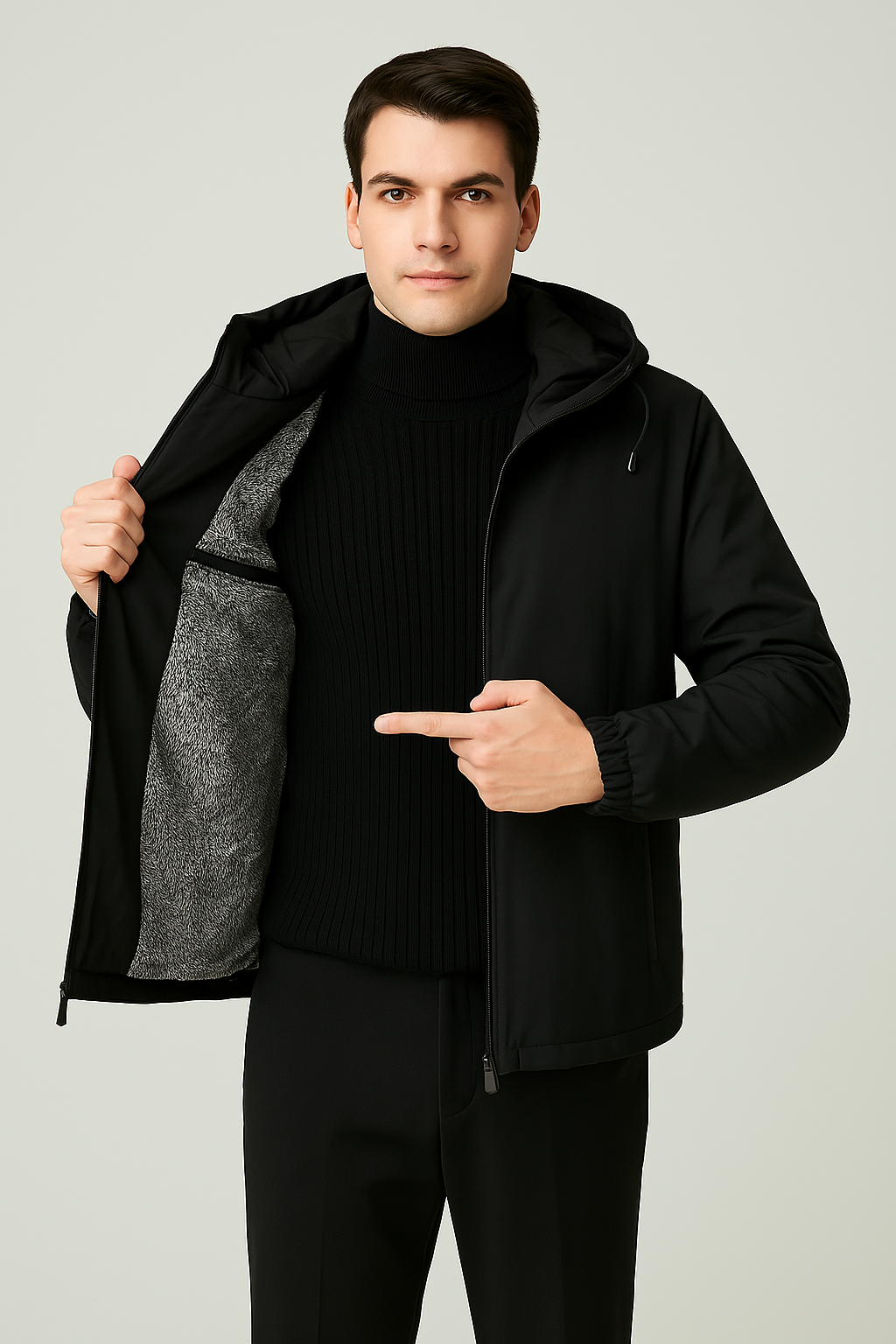 Jaqueta Flece Premium Masculina Clássica Intemporal Sartong Amersfoort®