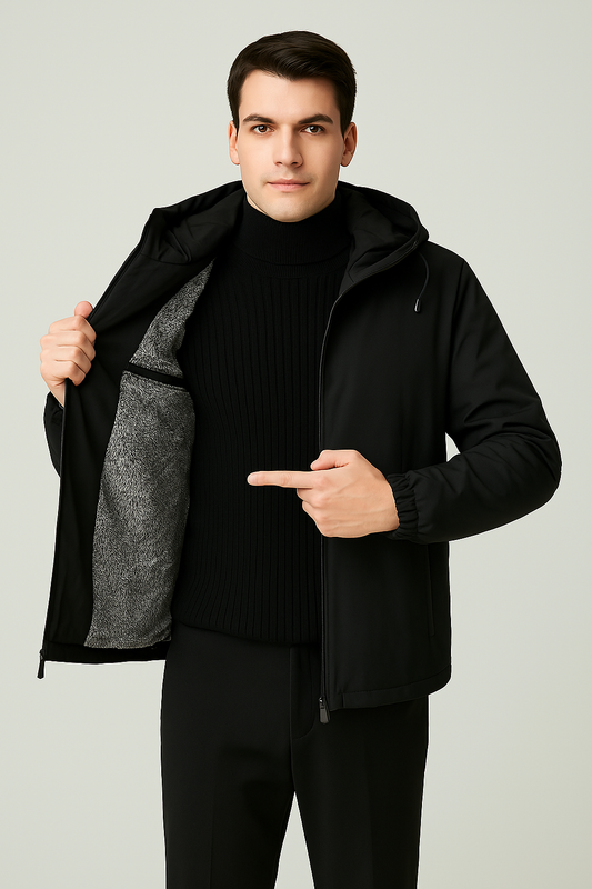 Jaqueta Flece Premium Masculina Clássica Intemporal Sartong Amersfoort®