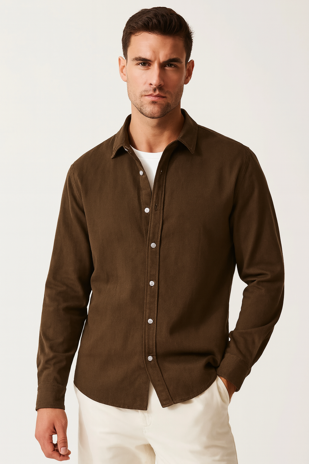 Camisa Casual Algodão Sartong Murcia®