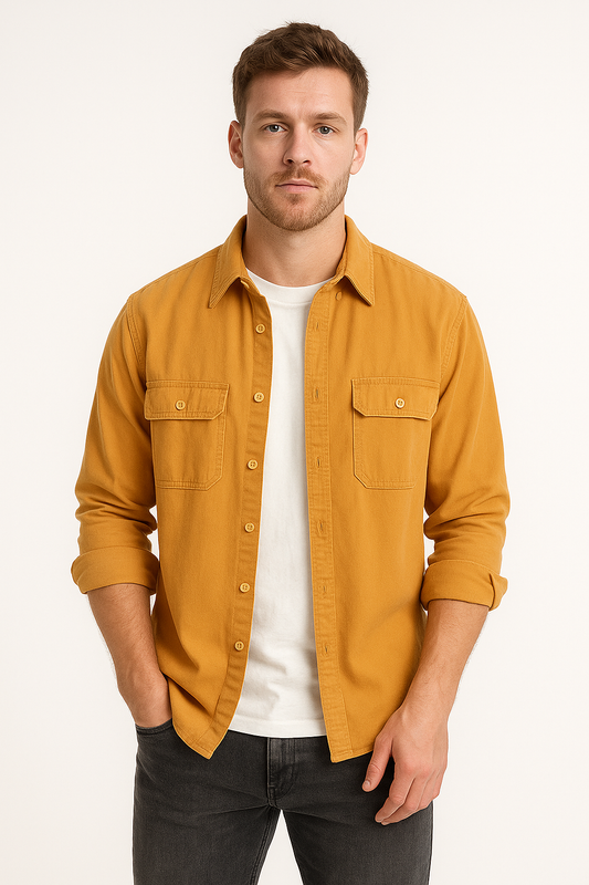 Camisa Social Algodão Puro Premium Luxuoso Manga Longa Sartong San Braga®