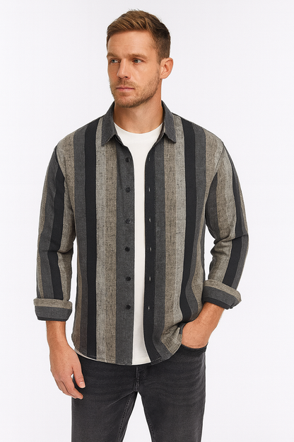 Camisa Social Linho Slim Sartong Napoles®