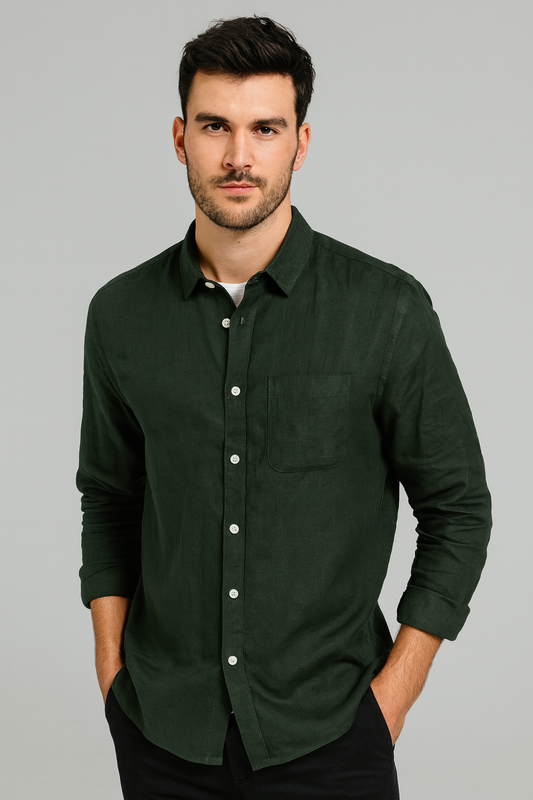 Camisa Casual Premium Extra Algodão Linho Sartong San Aveiro®