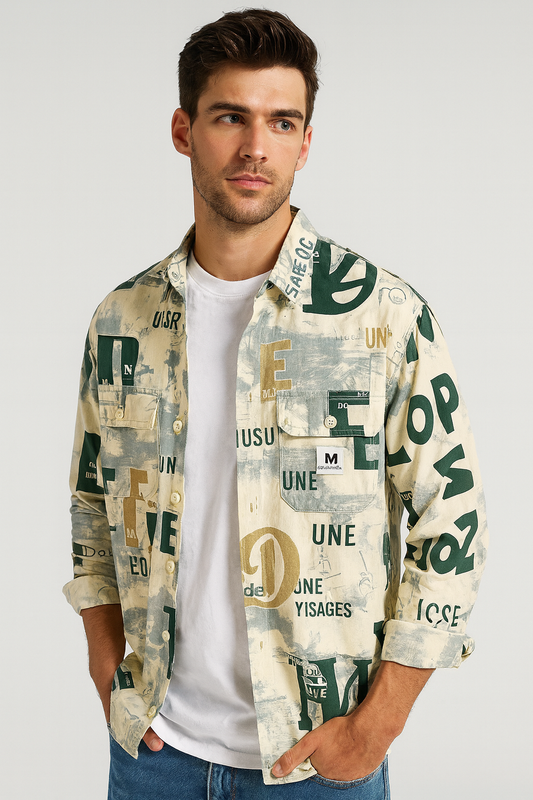 Camisa Casual Algodão Puro Sartong Reggio®