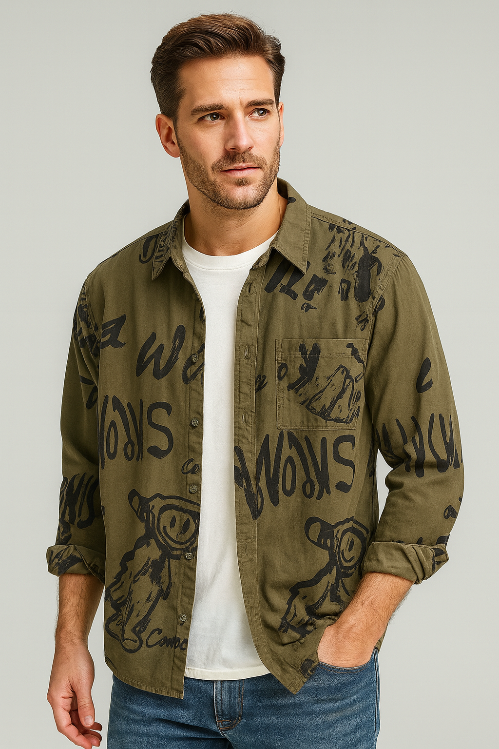 Camisa Casual Algodão Sartong Newcastle®