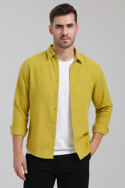 Camisa Casual Linho Sartong Delgada®