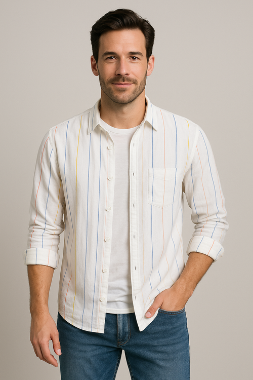 Camisa Social Linho Puro Sartong Pienza®