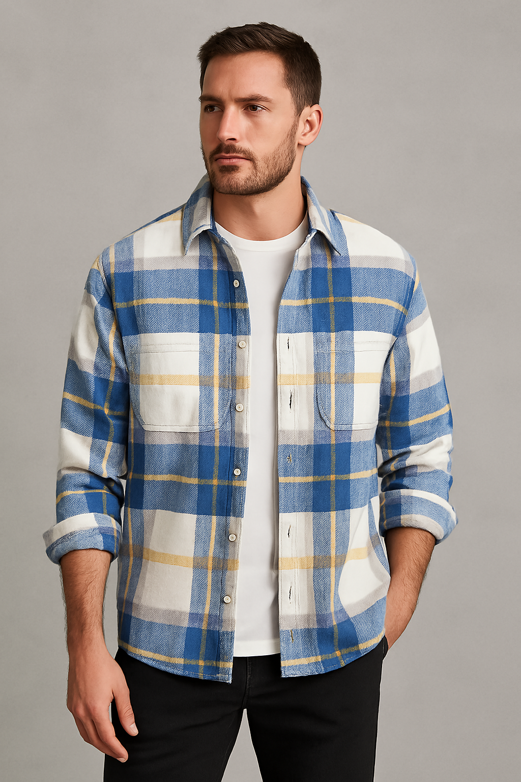 Camisa Casual Algodão Sartong Viterbo®