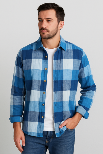 Camisa Social Linho Slim Sartong Zermatt®