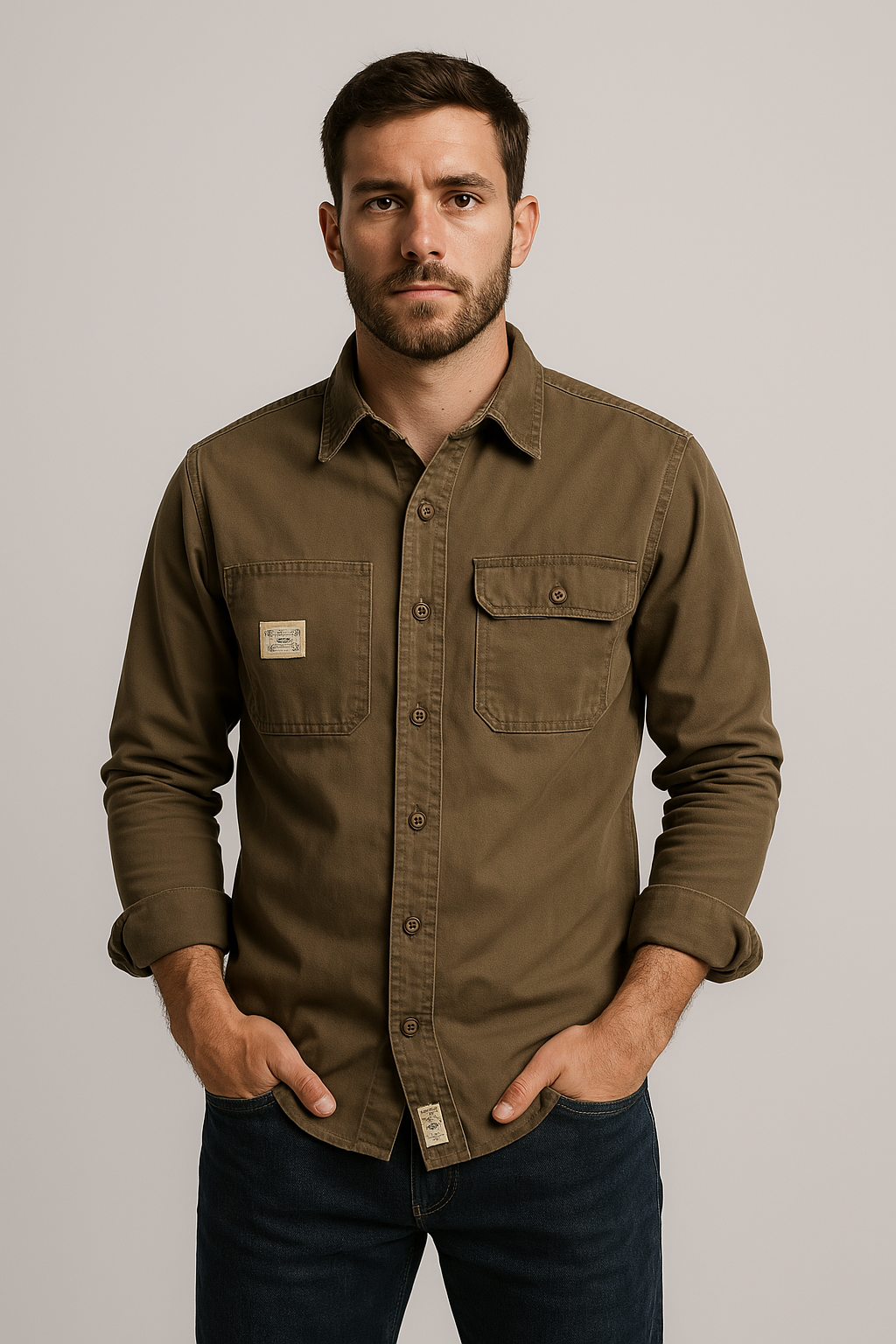 Camisa Masculina Slim Sartong Valbonne®