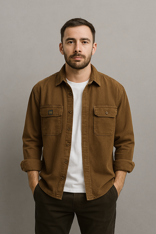 Camisa Casual Algodão Sartong San Tours®