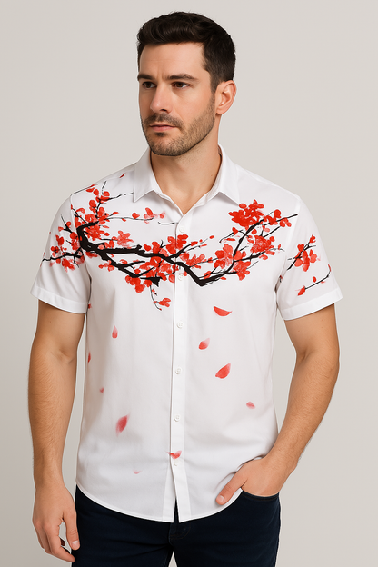 Camisa Casual Masculina Sartong San Gijon®