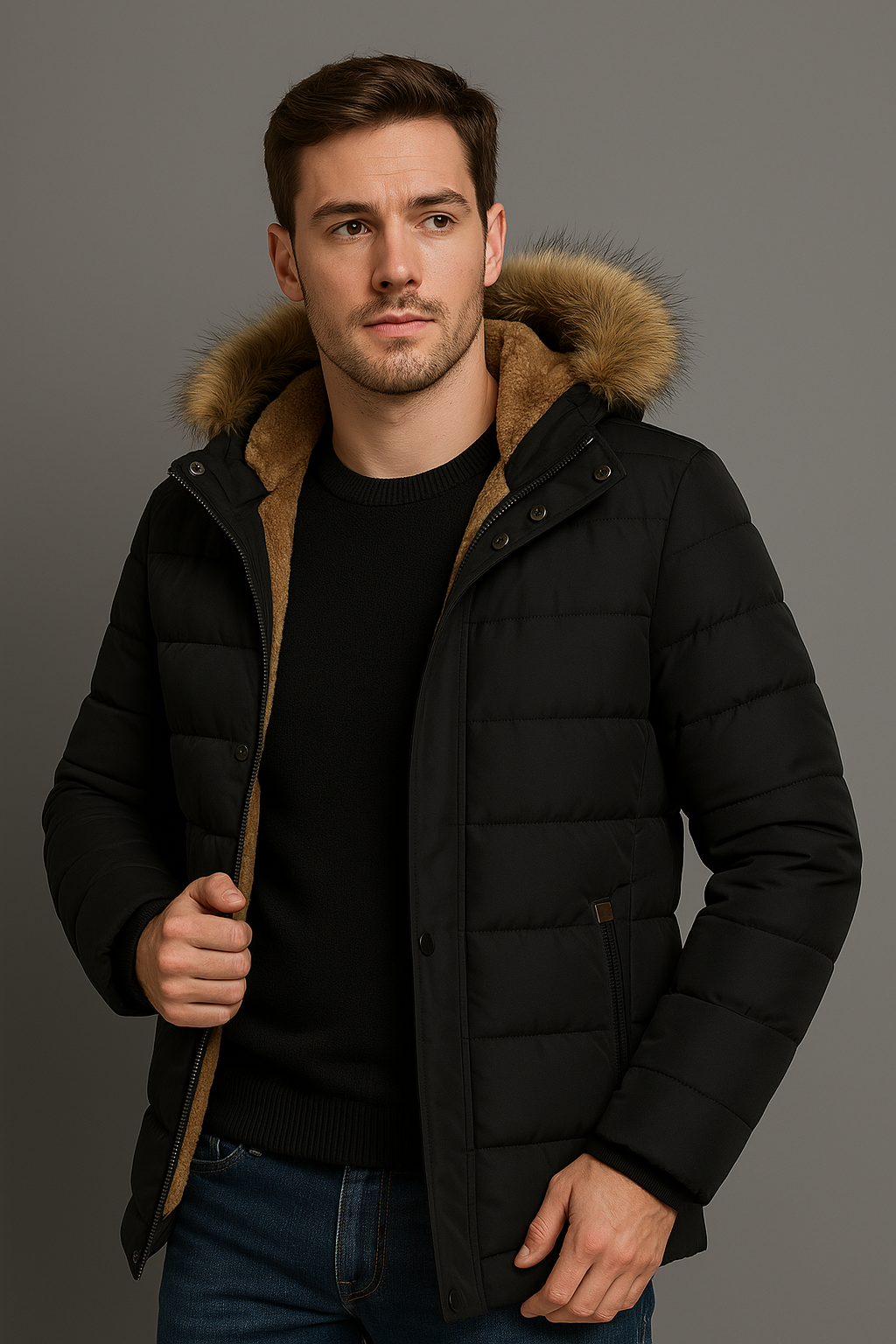 Jaqueta Masculina Luxuosa Atemporal De Alta Costura Casual Refinado Sartong Nijmegen®