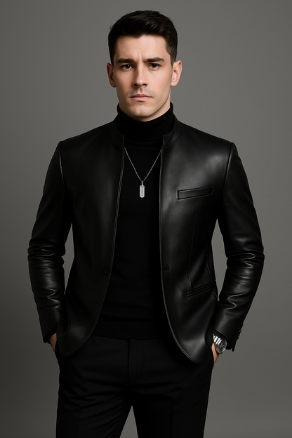 Jaqueta Couro Slim Sartong Helsingor®