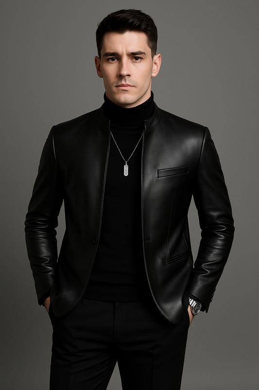 Jaqueta Couro Slim Sartong Helsingor®