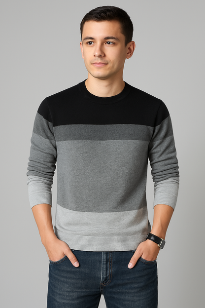 Suéter Masculino Tricô Premium Algodão Puro Sartong Corciano®