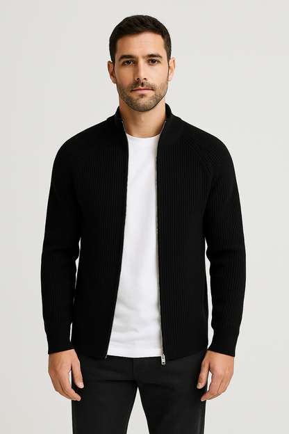 Cardigan Masculino Autêntico Clássico Artesanato Alpino Italiano Sartong Hella®