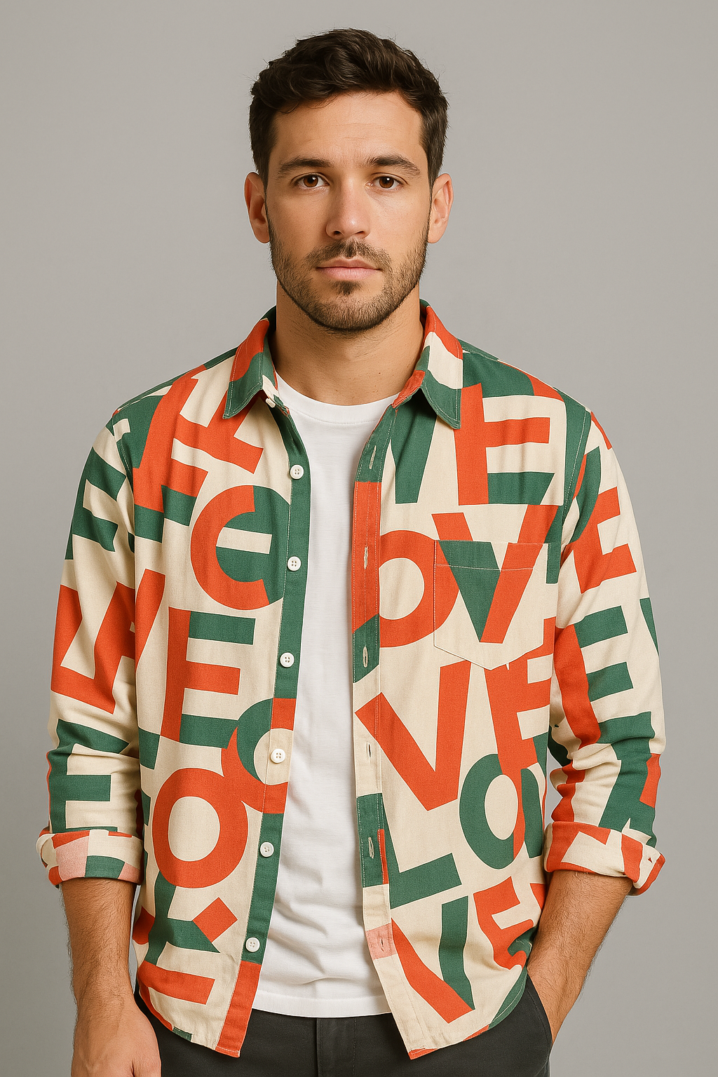 Camisa Casual Algodão Sartong Roussillon®