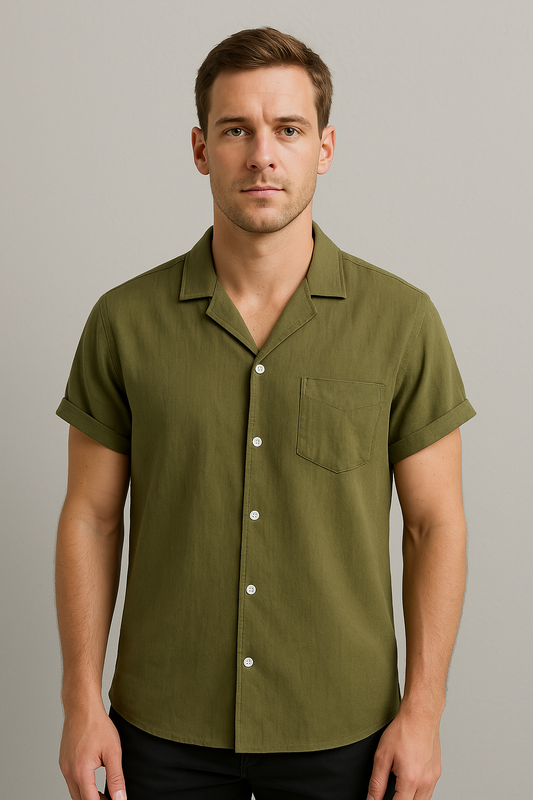 Camisa Casual Elegante Atemporal Algodão Premium Sartong Albufeira®